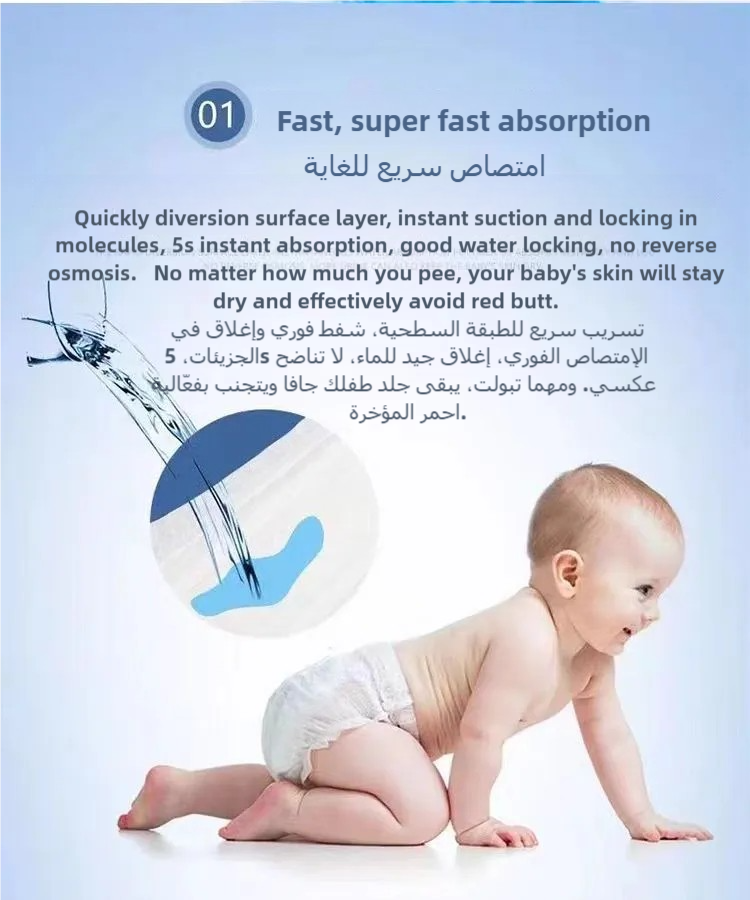 Barbecool Daily Care Diaper style disposable diaper pants, toddler pants, Smart pee display, eco-friendly natural material, Pampers quality, suitable for babies 8 months to 3 years old
